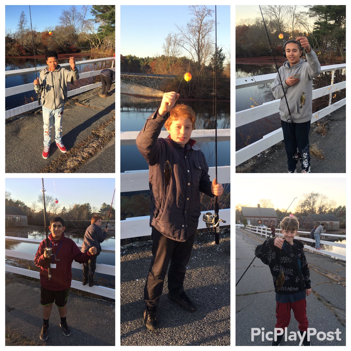 Miss_Santos10's tweet photo. Mr. Sousa’s SAIL program fishing class had a great day last week! #somanyfish 🐠 🎣 #positivelywareham #successliveshere https://t.co/QmbjSfTfDa