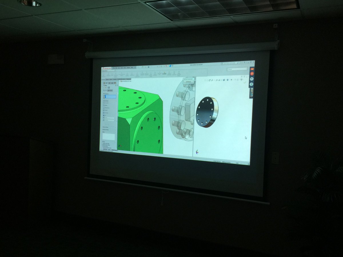 PeggyMichigan's tweet photo. SLUGME2018 watching in Elkhart, IN.  NISWUG. ⁦@SOLIDWORKS⁩ ⁦@SWUGN⁩ ⁦@SW_SLUGME⁩ https://t.co/ztHNOktSTN