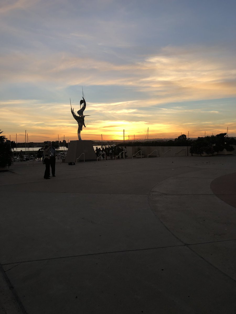 Gorgeous night in San Diego for #APHATweetup! #publichealth is promoting health and wellbeing for all. #APHA2018