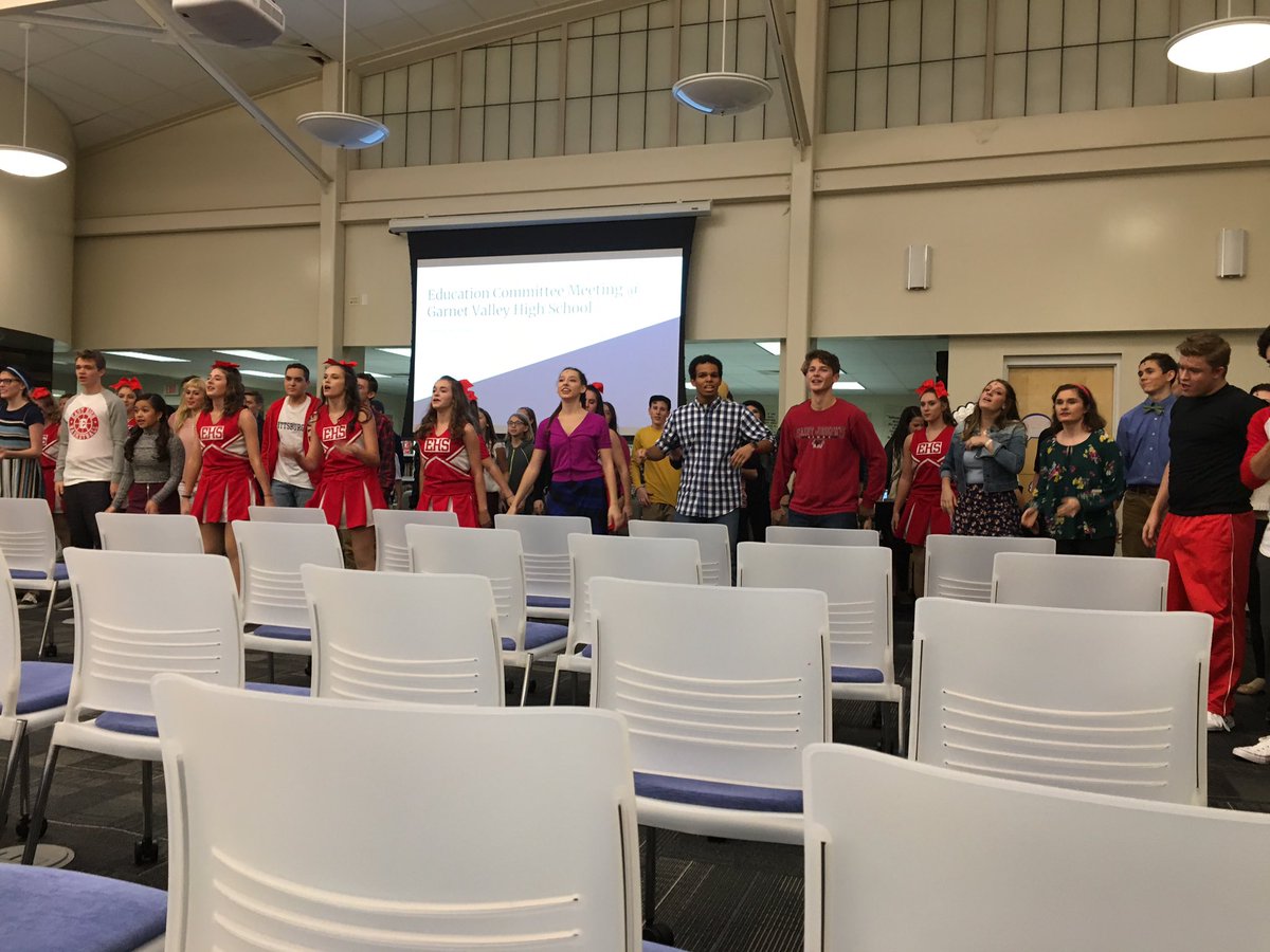 Was lucky to get a sneak peek of #HighSchoolMusical at tonight’s Education Meeting!