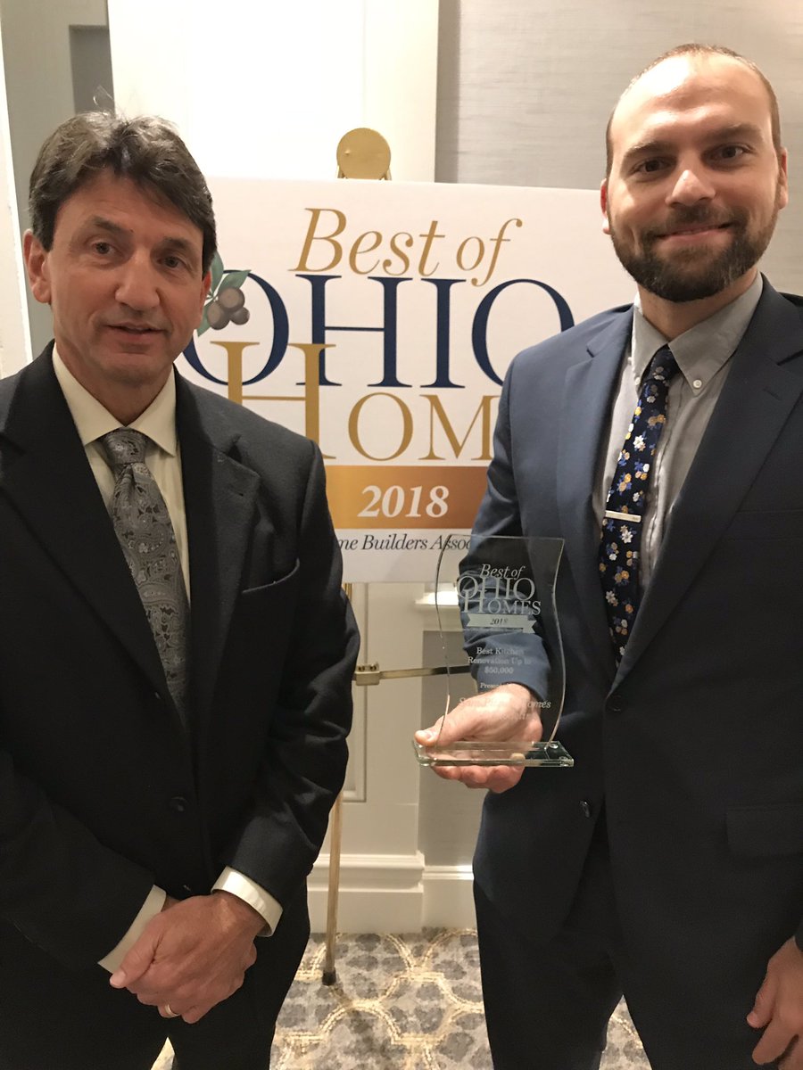 Congrats to SAM PITZULO HOMES & REMODELING for winning a OHBA BEST of OHIO HOMES AWARD for BEST Kitchen Renovation up to $50,000! @SamPitzuloHomes @OhioHBA