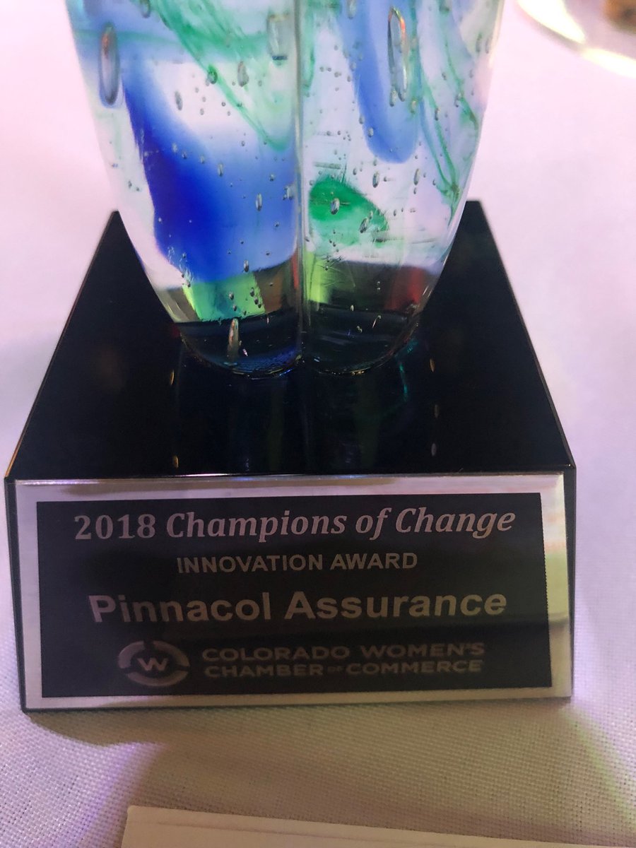 nosamlisa's tweet photo. I’m thrilled that my company was recognized at the @COWomensChamber #ChampionsofChange Awards tonight! I’ve experienced @Pinnacol’s culture of inclusion and flexibility firsthand and have seen the results, including 50%+ representation on our leadership team. So proud! https://t.co/QNjDEgHlQa