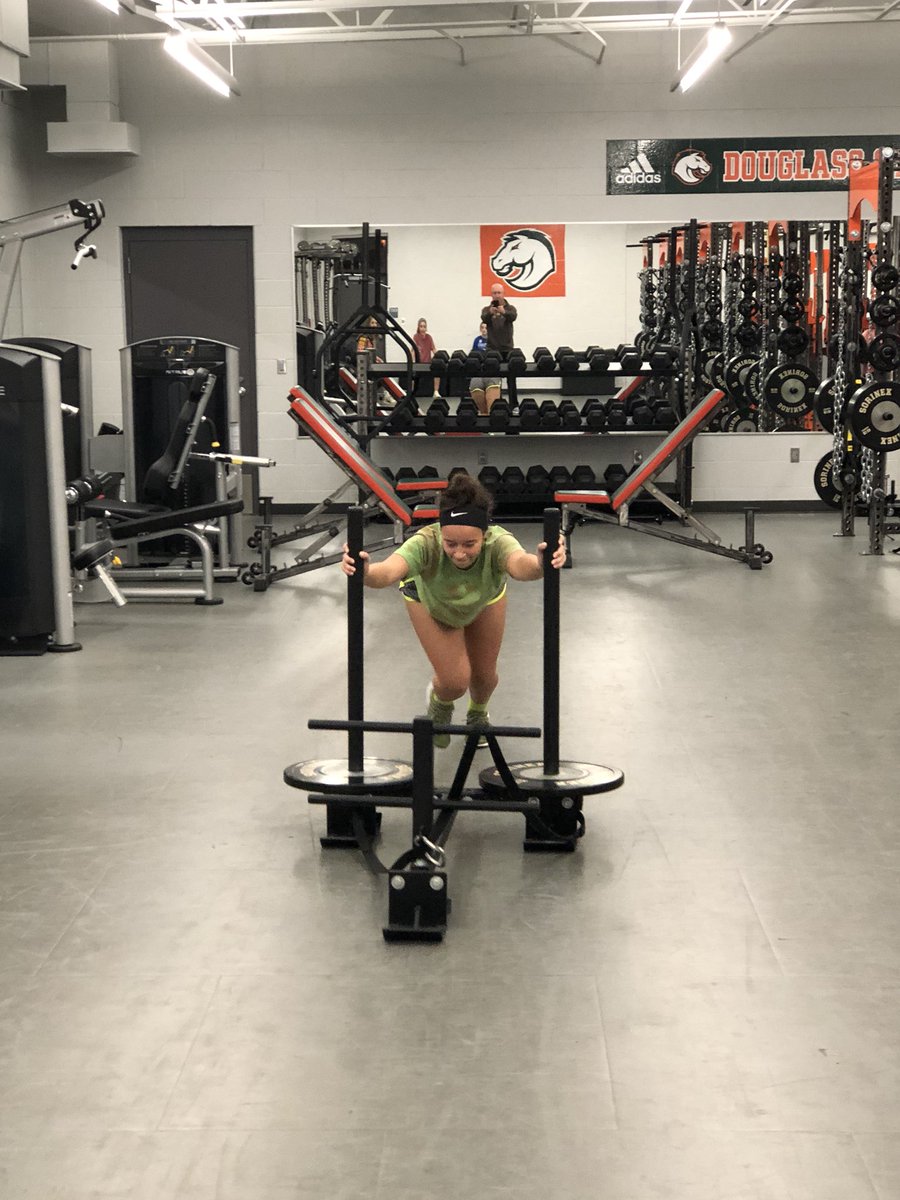 FDHS_softball's tweet photo. “To be number one, you have to train like you’re number two” - Maurice Green. Lady Broncos killed Monster Leg Day! #teamstepup #team2 https://t.co/n9yEhd41M6