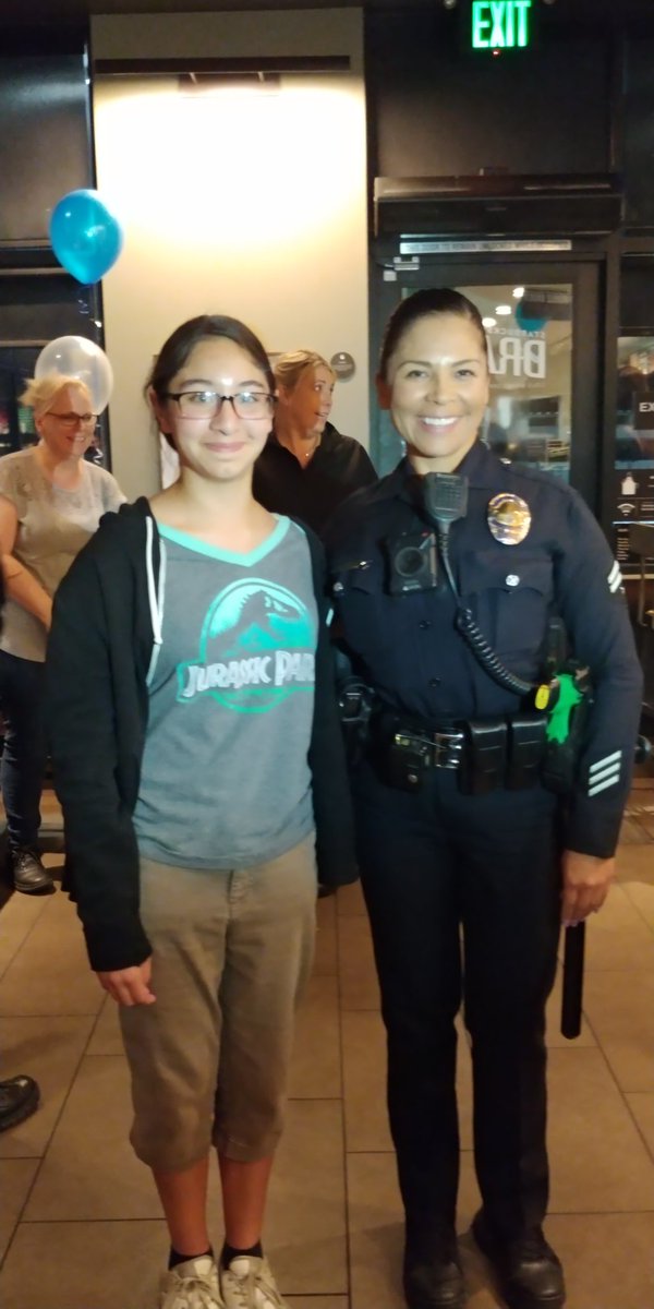 Harbor Area CRO Coffee with a Cop and SLO Bravo. <a href="/lapdgespinoza/">Commander Gisselle Espinoza</a> @LAPDEnsley