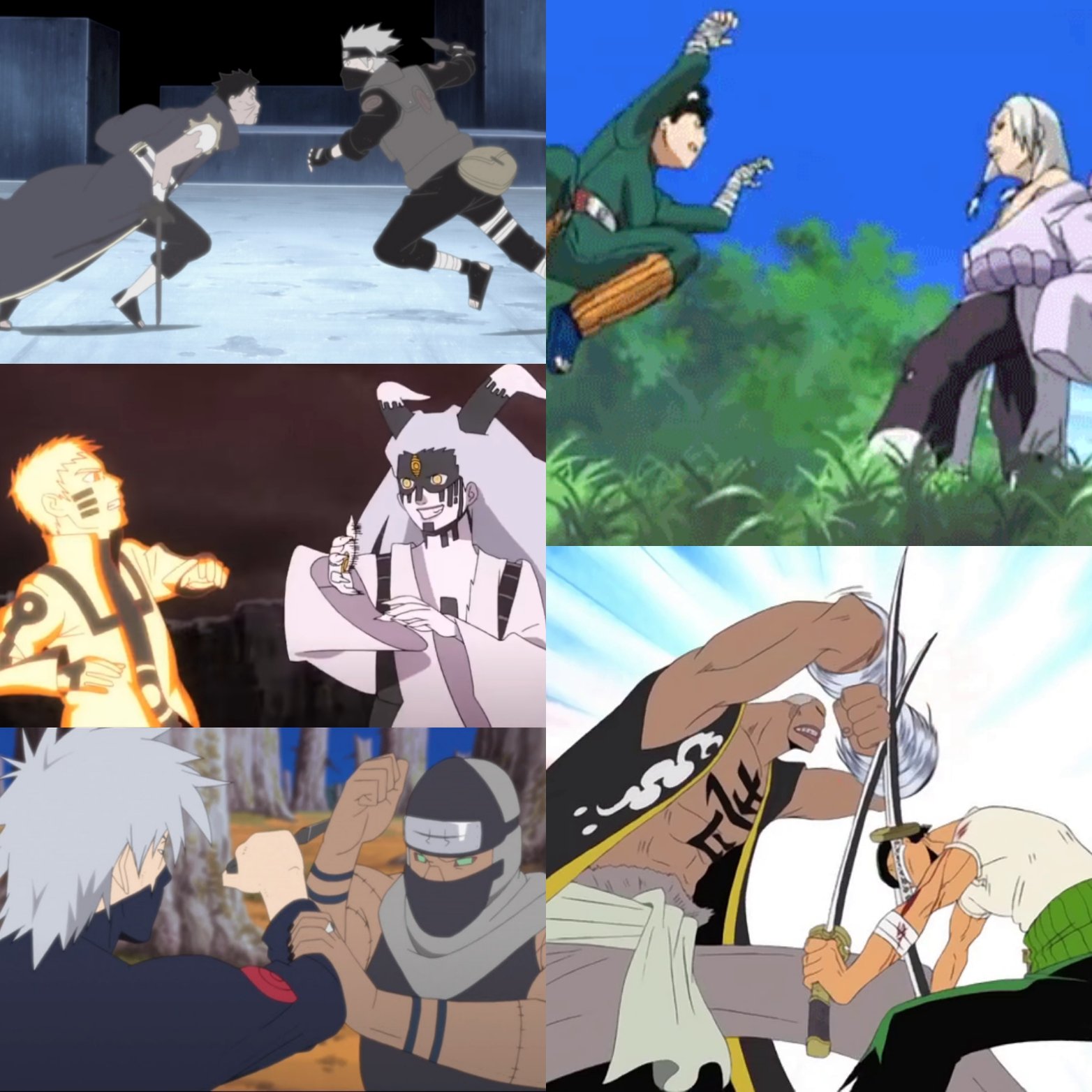 kakashi and zoro 