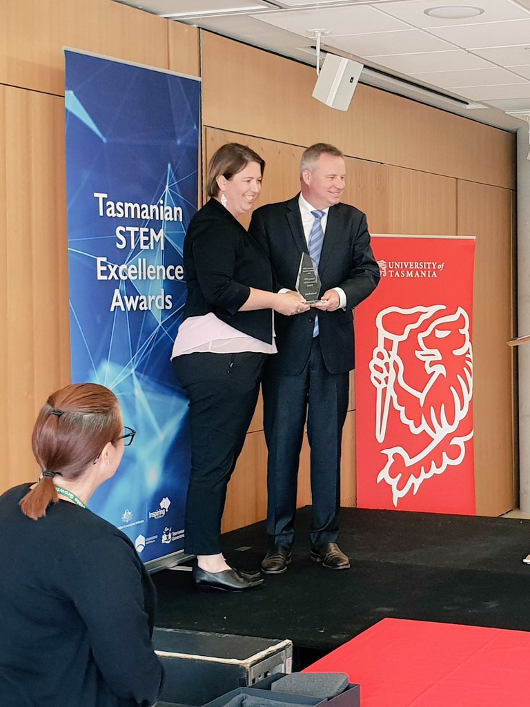 play2bfree's tweet image. Congratulations to STEM Excellence Award winners Tameika Munday (Burnie Primary) and Nel Smit (Huonville High) @TasGovEducation @STEM_Tasmania @TasGovMyEd @BlendedLearnTas @TobyThorpeAus