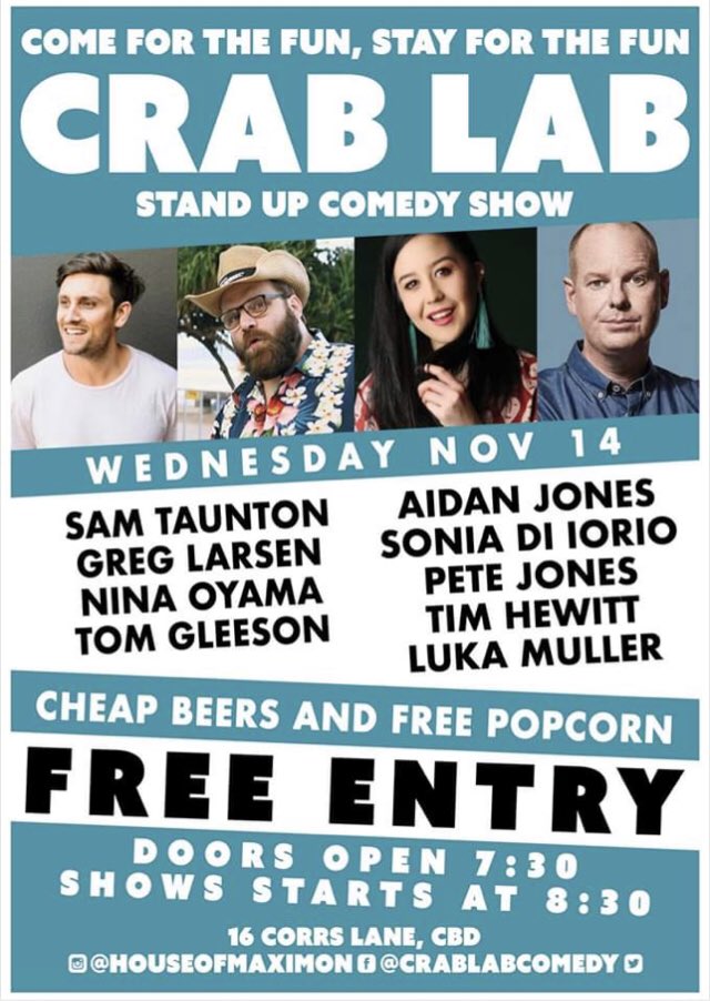 LOOK AT THIS LINEUP! Eddo wants you to know that she’s on too!