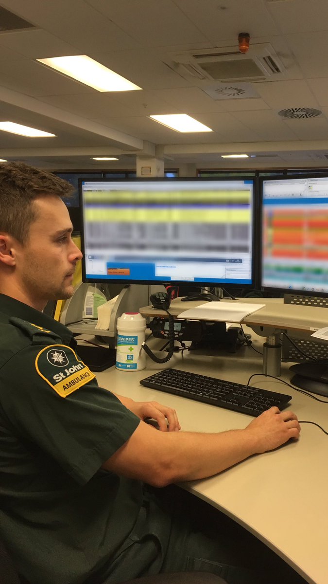 Ari Peach (@aripeach_nz) on Twitter photo An interesting afternoon observing in <a href="/StJohnNZ/">Hato Hone St John</a> clinical control centre...discussing stress+wellbeing. What a remarkable job they do. <a href="/stjparamedic/">Doug Gallagher</a> <a href="/autparamedicine/">AUT Paramedicine</a> #dispatcher #ambulance An interesting afternoon observing in <a href="/StJohnNZ/">Hato Hone St John</a> clinical control centre...discussing stress+wellbeing. What a remarkable job they do. <a href="/stjparamedic/">Doug Gallagher</a> <a href="/autparamedicine/">AUT Paramedicine</a> #dispatcher #ambulance