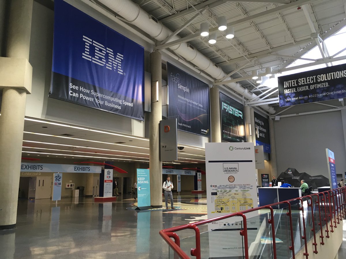 cksanche's tweet photo. #sc18 #IBMSystemsLabServices https://t.co/8u0EnoPaNr