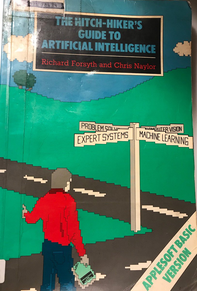 f_dion's tweet image. I had this picture for year 2017 (AI) at #trianglejupyter day in my presentation. While 2017 was a busy year for AI related presentations at @pyptug, this book (not using #python) is not from 2017. Care to take a guess?

#books #ai