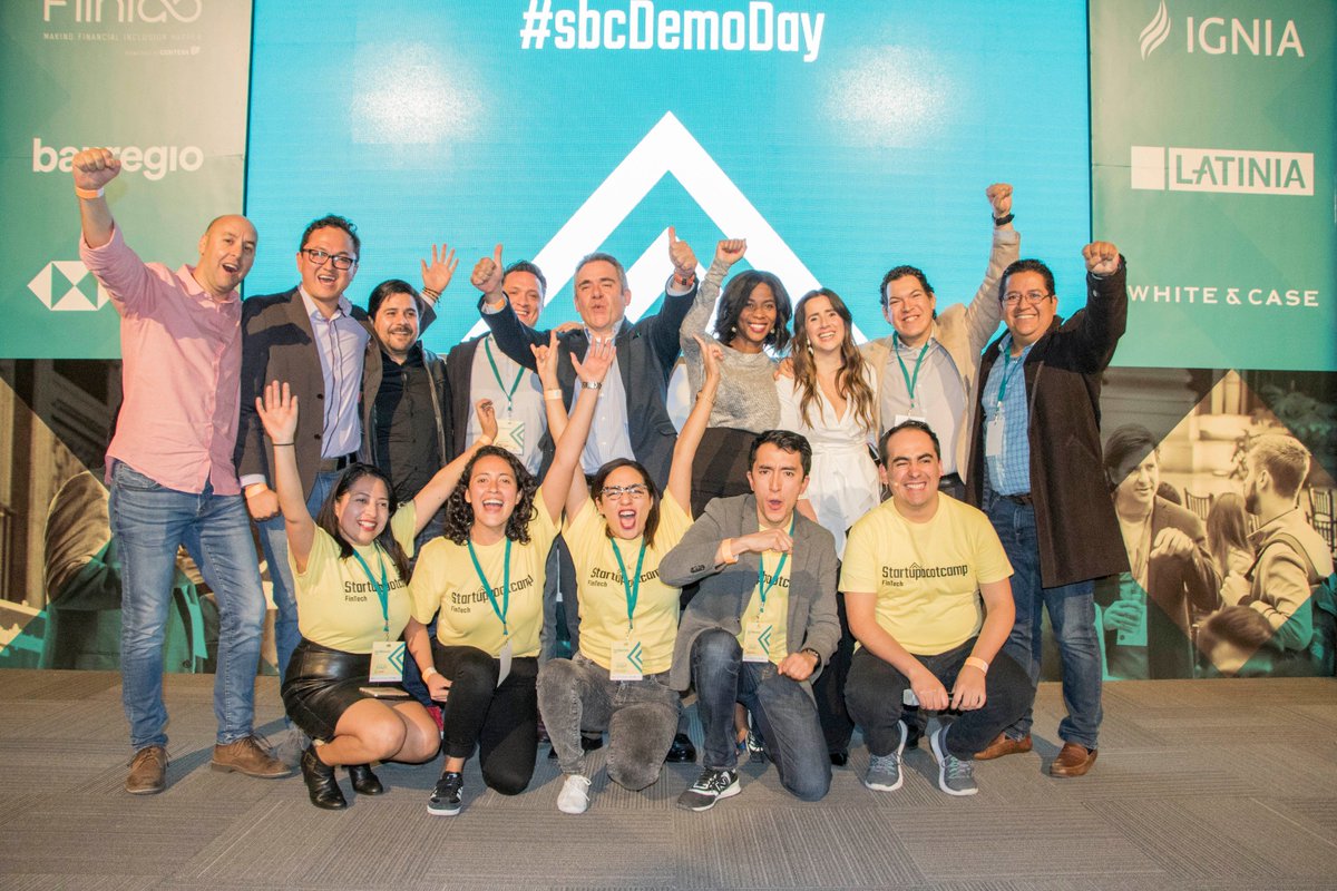 Finnovista's tweet photo. Esta es la nueva era #FinTech en #LatAm! El segundo batch de #sbcFinTechMX de @sbcFinTech se graduó esta noche en #sbcDemoDay! ¡Felicidades @devblocks_io #HurraCredit @luzverdefintech @plataformalatam #SEIF @QualiaFinTech @TasaTop_com @Sin_Conta @TuIdentidadMX! https://t.co/fixrT1kihv