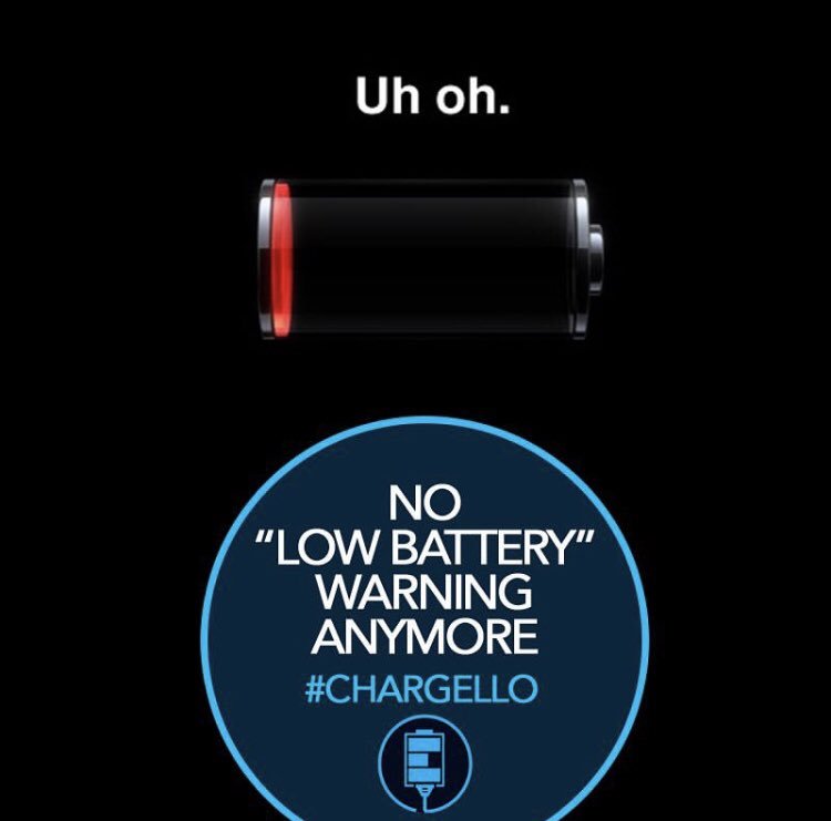 chargellocr's tweet image. Sindrome de bateria descargada? Ansiedad? Eso es tema del pasado, con Chargello te garantizas estar siempre conectado. Pronto disponible en tu lugar favorito. @chargellocr #chargellocr #lowbattery #chargeeverywhere #kolbi #claro #movistar #bac