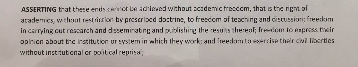 GreyNZ's tweet photo. The @eduint #IFHERC participants assert tertiary education staff have the ‘freedom to express their opinion about the institution or system in which they work.’ Remove confidentiality clauses from change proposals @AucklandUni VC. #academicfreedom #workersrights https://t.co/xsKZn25PH2