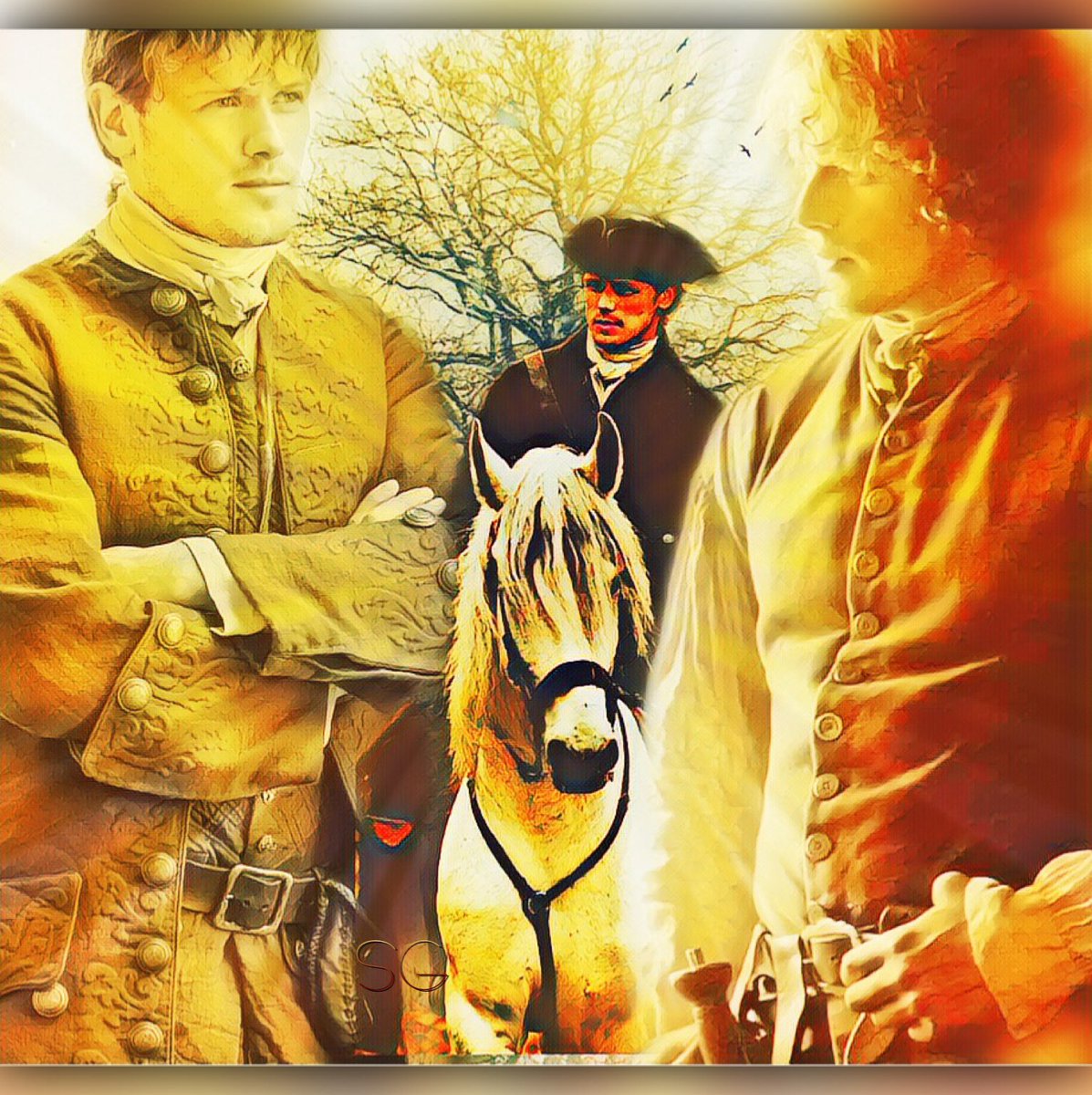 GalkeSabine's tweet photo. @gandusio @JAMMFWarriors @KirkiNia @SanjaHirkic @fulvia14130533 @BernadetteClaxt @OutlanderHome @scarboo @JuliK317 @GHJNancy @ladybay8 @witchofgric @twingles321 @mimigram7 @ElenaFadeeva3 @TartarugaTanya @mlni50 @Evaaa85 @Angela1303 @ClanHeughan @barbaramills1 @SamHeughan @caitrionambalfe @danielalippke Buongiorno Rosanda 💋 beautiful #Warriorsedit of
#JamieFraser  #DoNoHarm ❤️ have a wonderful 
#WarriorWednesday 💥 and EO https://t.co/hPi1Nv51tu