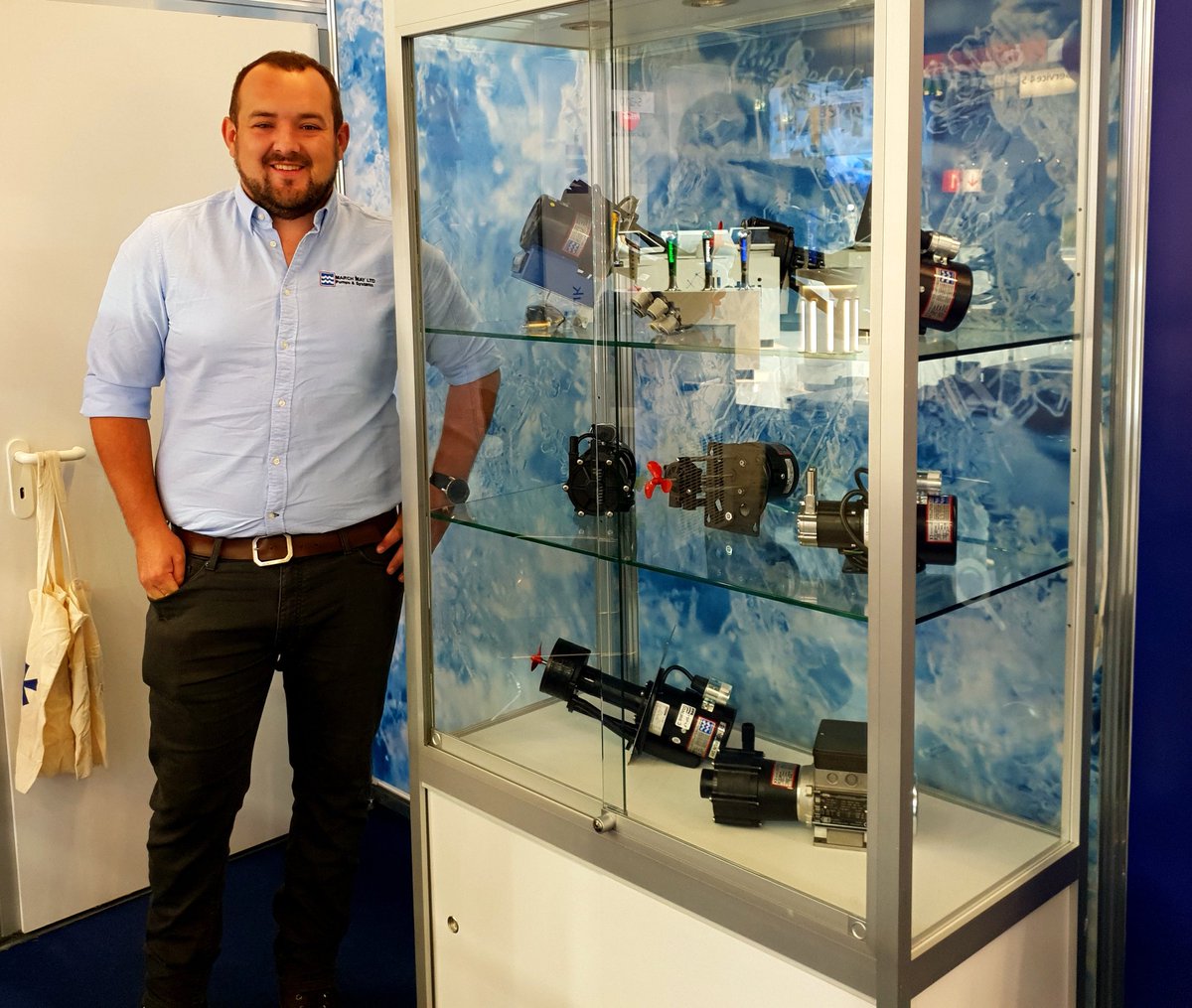 MarchMayLtd's tweet photo. Loads of interest shown in our new VSP+ range. With a design which outperforms competitors by 20% and more across the range, it's not a surprise. Come see us on the stand 5-310 alongside MF Refrigeration for more info. #BrauBeviale #Beverage #marchmay #pumps https://t.co/w7XBzTPsIm