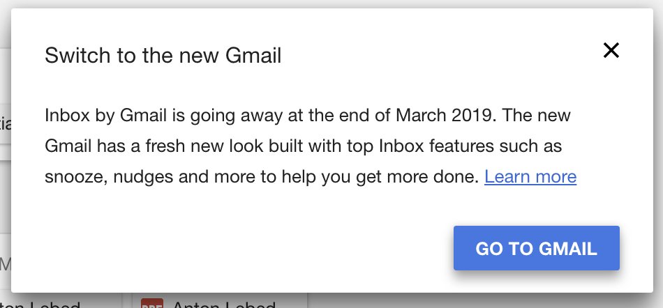 noooooooooooo! #gmail #inboxbygmail #google
