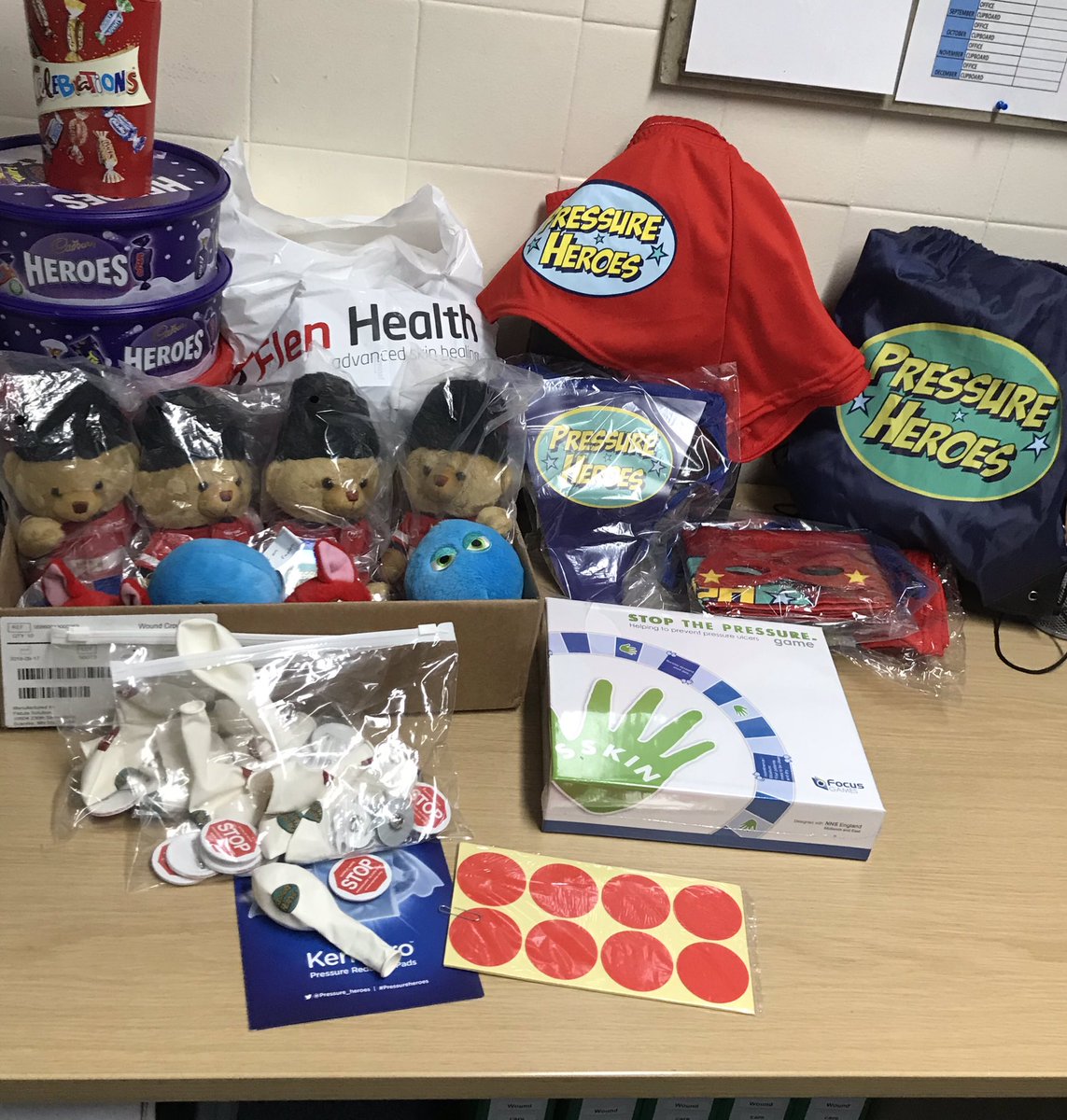 Our TVN team are getting ready for #StopThePressureDay keep an eye out for our pressure heroes flying into a ward near you!!! #superheropants #PressureHeroes @maxinemcvey @FHMedicalMatron @FHFTnursing @LisaABarbier @TraceyCoulson5