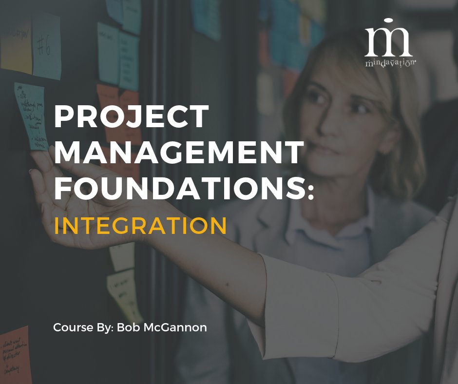 Mindavation's tweet image. Join entrepreneur @bobmcgannon as he covers the fundamentals of #ProjectIntegration. This course provides insights & approached from managing the integration of various elements of your #projectmanagement & control approaches. LI Learning━bit.ly/2IxSdbQ