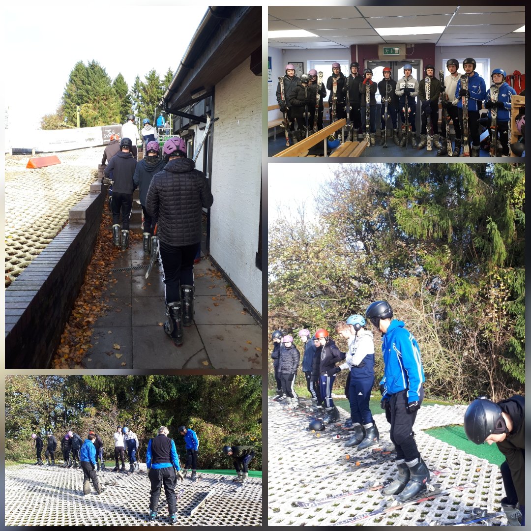 Yesterday BETC L3 Yr1 sport students from Gloucestershire College. First lesson in skiing as part of their criteria of there course. <a href="/Gloscol/">Gloucestershire College</a>  <a href="/gloucester_ski/">gloucesterski</a>