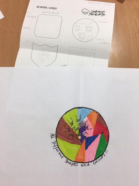 BroughtonARTx's tweet photo. @be_daydream The daydream believers team selected Amaranta Laing's work as an amazing design with a very powerful Broughton @BroHighOfficial message. Well done Amaranta!! #BroughtonCF2018 @BroughtonWorks https://t.co/dnFy4fgFgI
