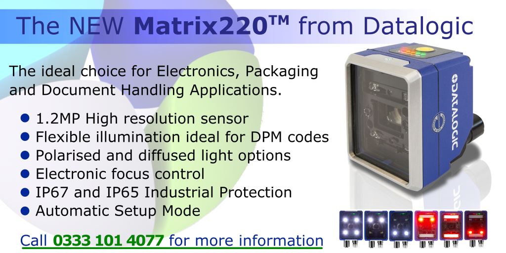 The #Matrix220 from #DatalogicGroup is an exceptional 2D Imager ideally suited to #DirectPartMarking #DocumentHandling #Packaging #ElectronicManufacturing and @FoodMfg servicelogic.co.uk/industrial-aut…  Please call to discuss your requirements further.