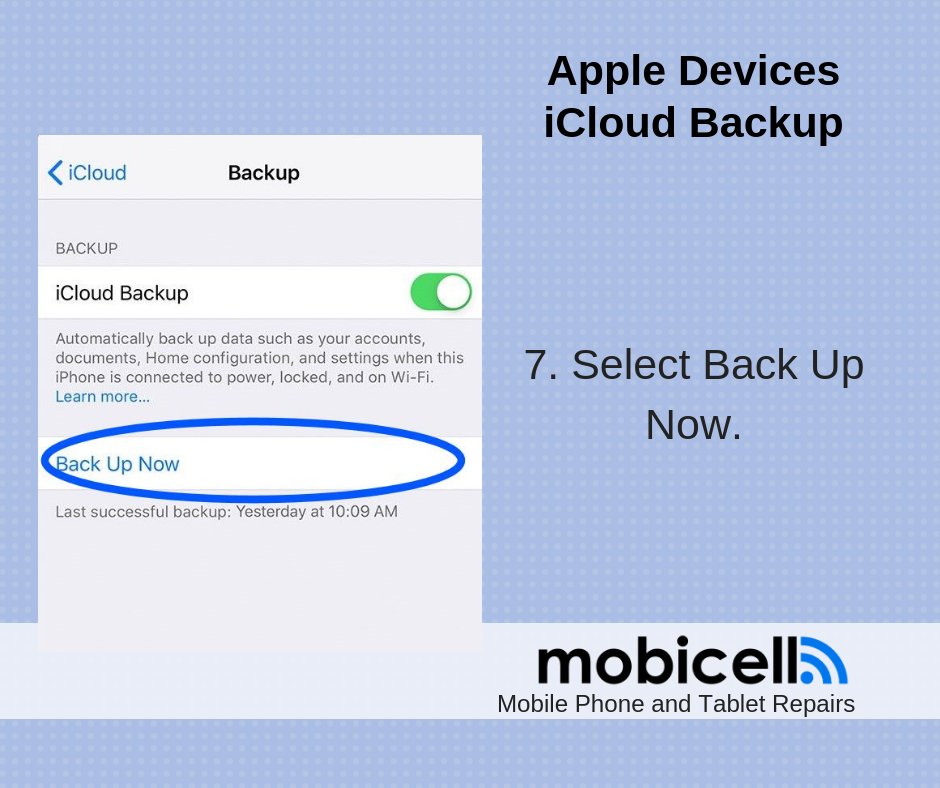 mobicellaus's tweet image. Part 2 How to backup your Apple device to iCloud #iphonebackup #ipadbackup #icloud #coomera