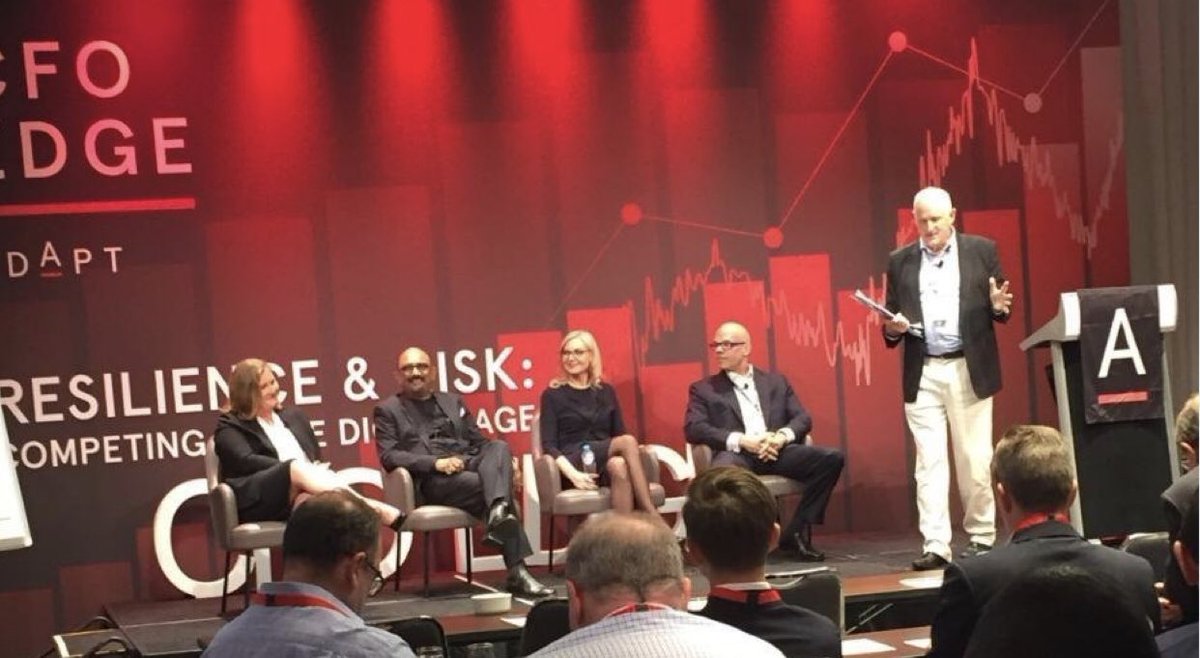 paul_shetler's tweet photo. Chuffed to have spoken with CFOs about their role in digital transformation at #CFOEdge today. https://t.co/8iruRjW8e7