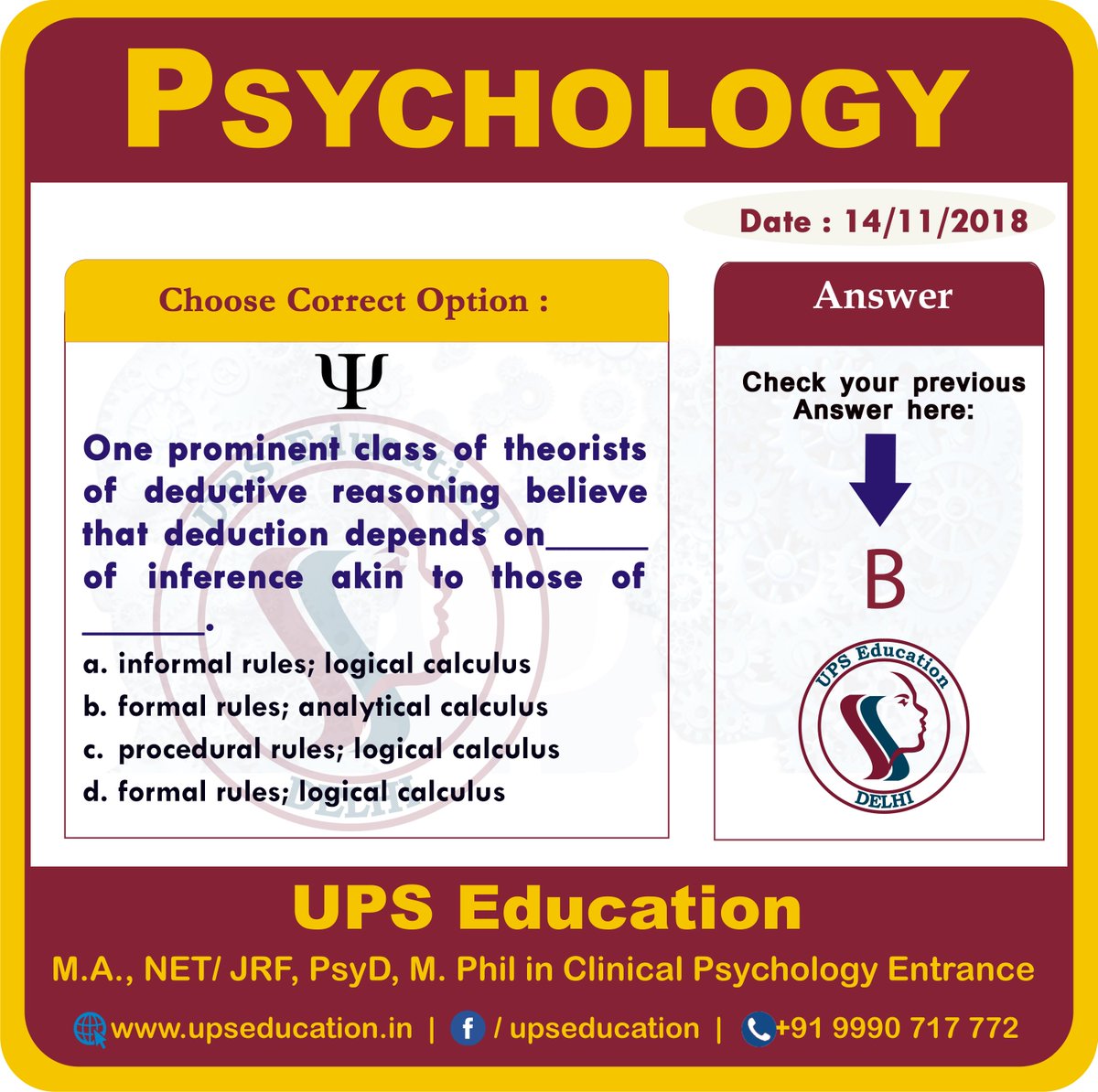 upseducation's tweet photo. #netjrfpsychologyexams #mapsychologyentrance #net2018 #ntanet2018 #psychology #NTA #ntaexams #ntanet #psychologycoaching #bestcoachingpsychology #netpsychology #mapsychology #mphilpsychology #clinicalpsychology #ugc #netjrf https://t.co/ECxgqHI1Y6
