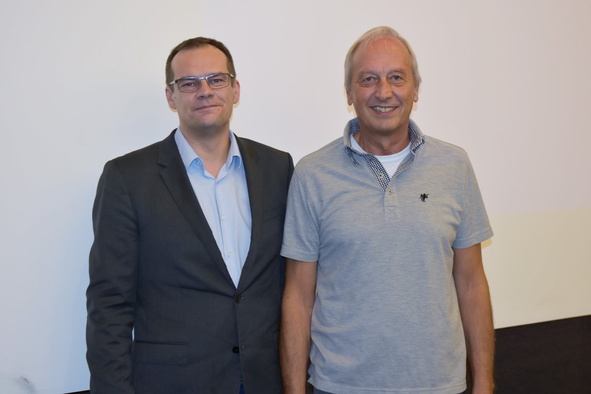 Patrick Collombat visited #OIST today from @Inserm and presented groundbreaking research on a budding branch of #diabetes therapy -- converting blood sugar boosting alpha-cells to insulin producing beta-cells. #DiabetesAwarenessMonth #T1DResearch