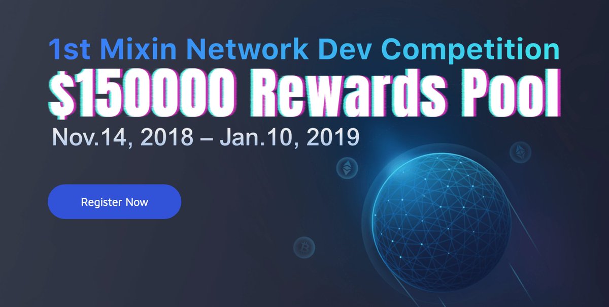 #MixinDevCompetition #MixinHackathon
The First Mixin Network Developer Competition kicks off today!!! 
Let's Register Now: mixin.one/events/hackath… 
Can't wait for your project ideas! 💪 #Hackathon #Developers