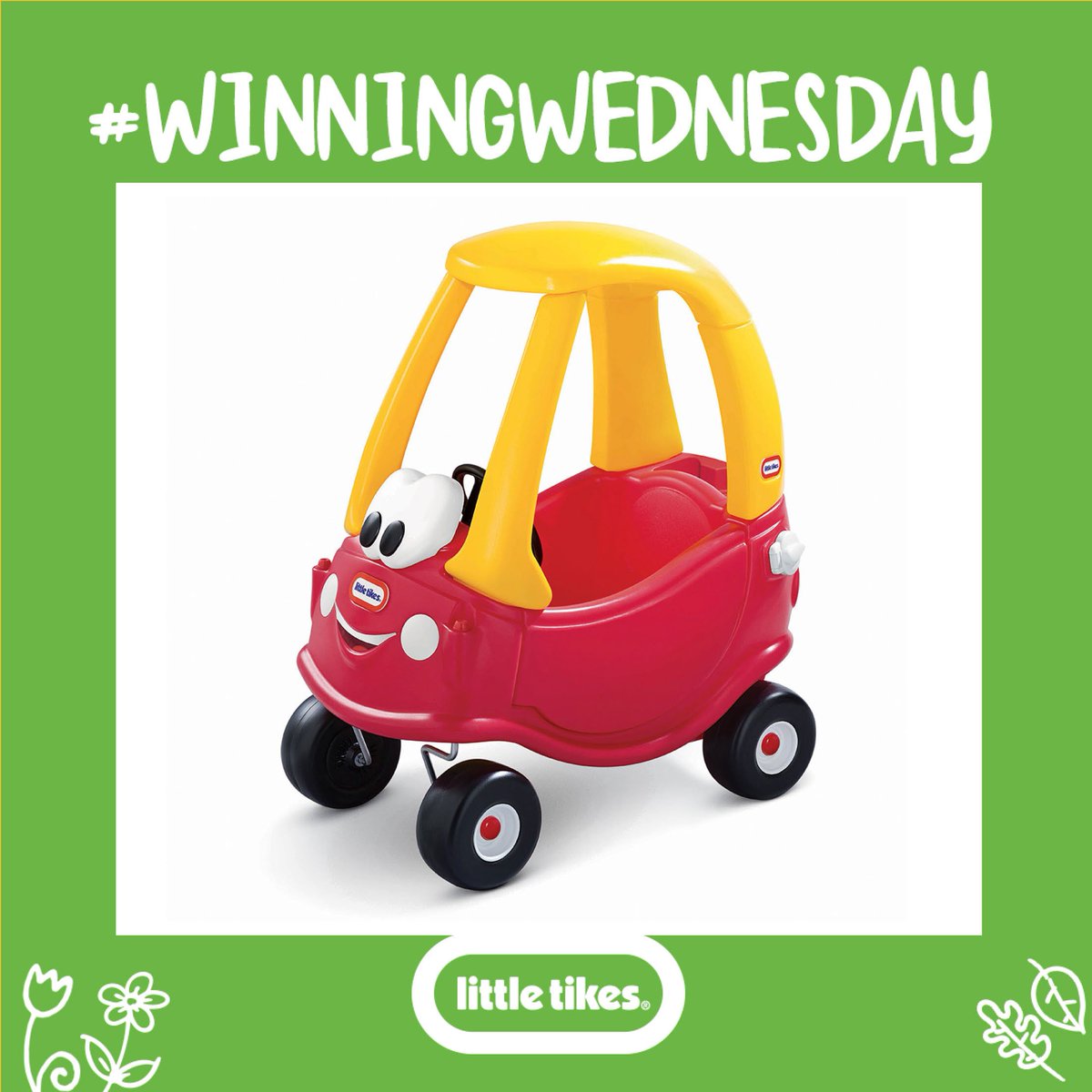🚗 Happy Hump Day! 🚗
This week we're giving away one of our classic Cozy Coupes! For your chance to win, simply comment RT and follow! Did you know you can join our Cozy Coupe Club and make your own? 
littletikes.co.uk/cozy-coupe-clu…
T&amp;C's apply. Competition ends midnight tonight.
