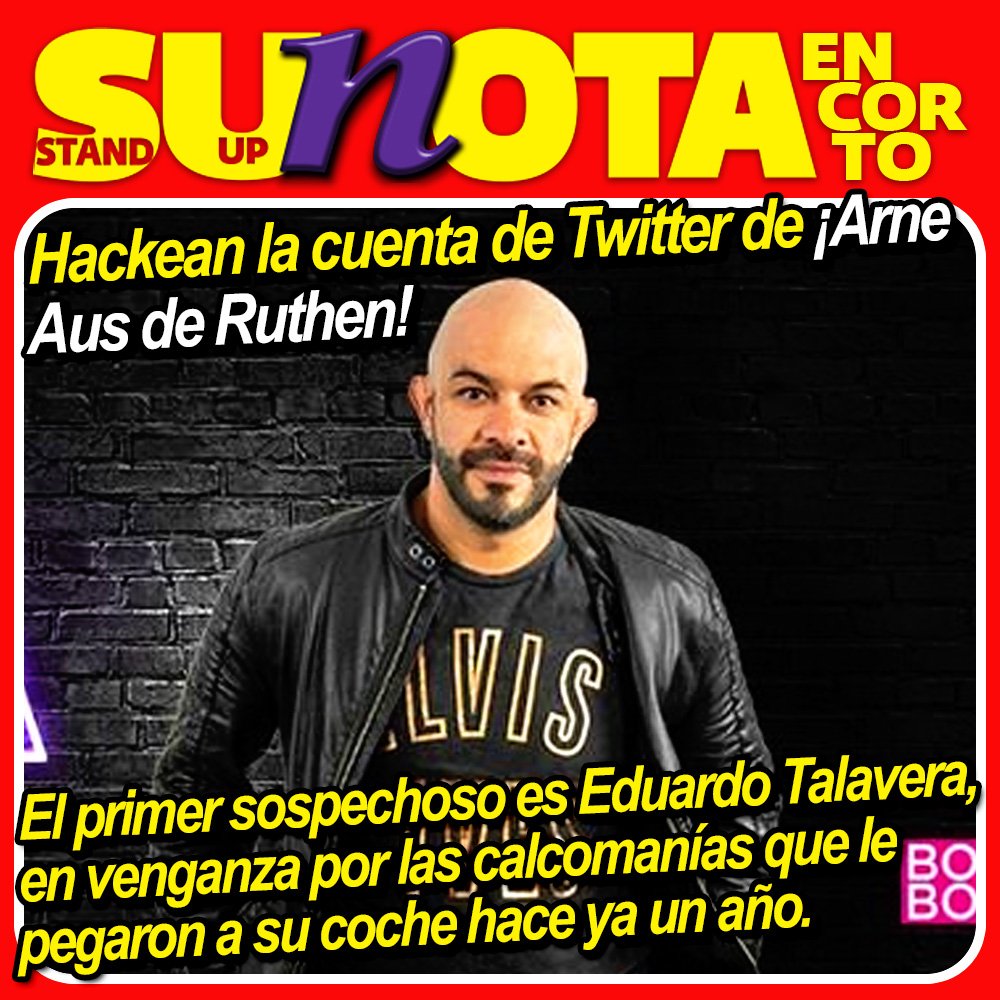 sunotas's tweet image. @talatalavera es el principal sospechoso del "jaqueo" a la cuenta de @arnemx  por viejas rencillas. Seguiremos informando... #PoderAntiGandalla