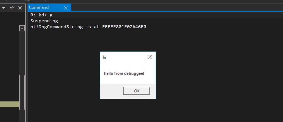 windbgtips (@windbgtips) on Twitter photo ntoskrnl.exe has an undocumented function, nt!DbgCommandString() that allows a driver of a #Kd debuggee to execute #windbg commands (so, any code) on the session of the debugger (#win7 -> #win10).
So be careful when debugging untrusted drivers via #Kd 😅
Found by <a href="/aionescu/">Alex Ionescu</a> ntoskrnl.exe has an undocumented function, nt!DbgCommandString() that allows a driver of a #Kd debuggee to execute #windbg commands (so, any code) on the session of the debugger (#win7 -> #win10).
So be careful when debugging untrusted drivers via #Kd 😅
Found by <a href="/aionescu/">Alex Ionescu</a>