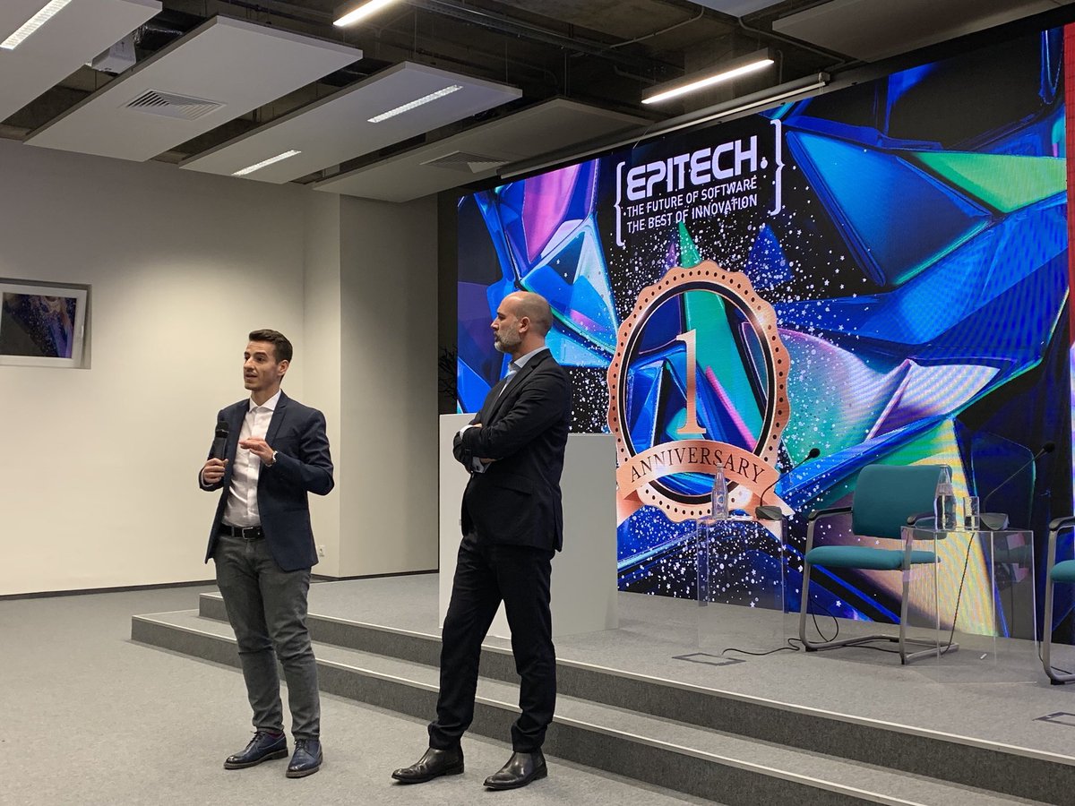 Dear @muka_taulant, yesterday was awesome ! We were pleased meeting you @EpitechBalkans and we would like to thank you for the talk you gave us and the support received from the Albanian Education Ministry ! Honored to be there and to increase our collaboration in the future !