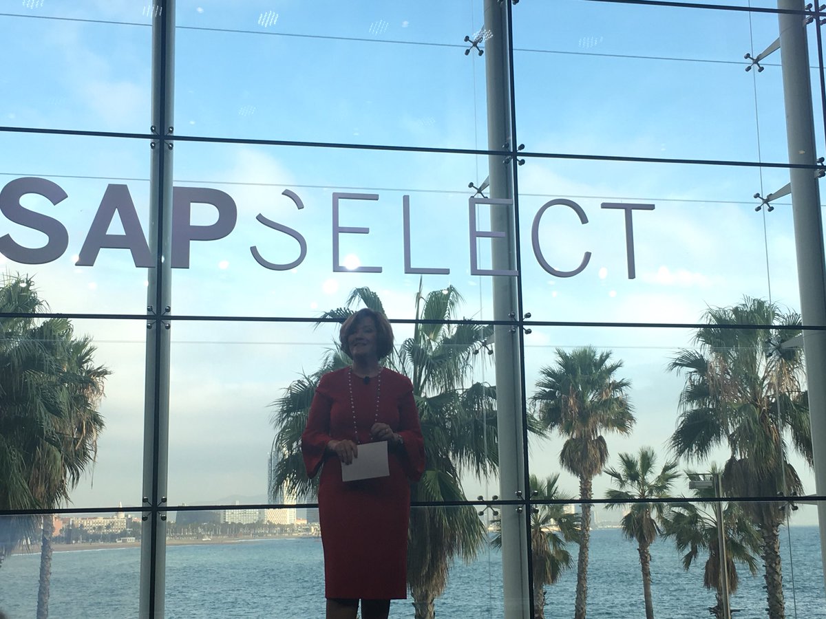 MichaelKleinem's tweet image. Great #SAPSelect opening from @AdaireFoxMartin in Barcelona with incredible guest speaker from @MIT.