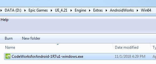 おかず در توییتر Ue4でandroid開発してる方へ Ue4 21 からは Engine Extras Androidworks Win64 Codeworksforandroid 1r7u1 Windows Exe を インストールする必要があるのでご注意くださいまし 前バージョンを事前にアンインストールしておくことおすすめ Ue4