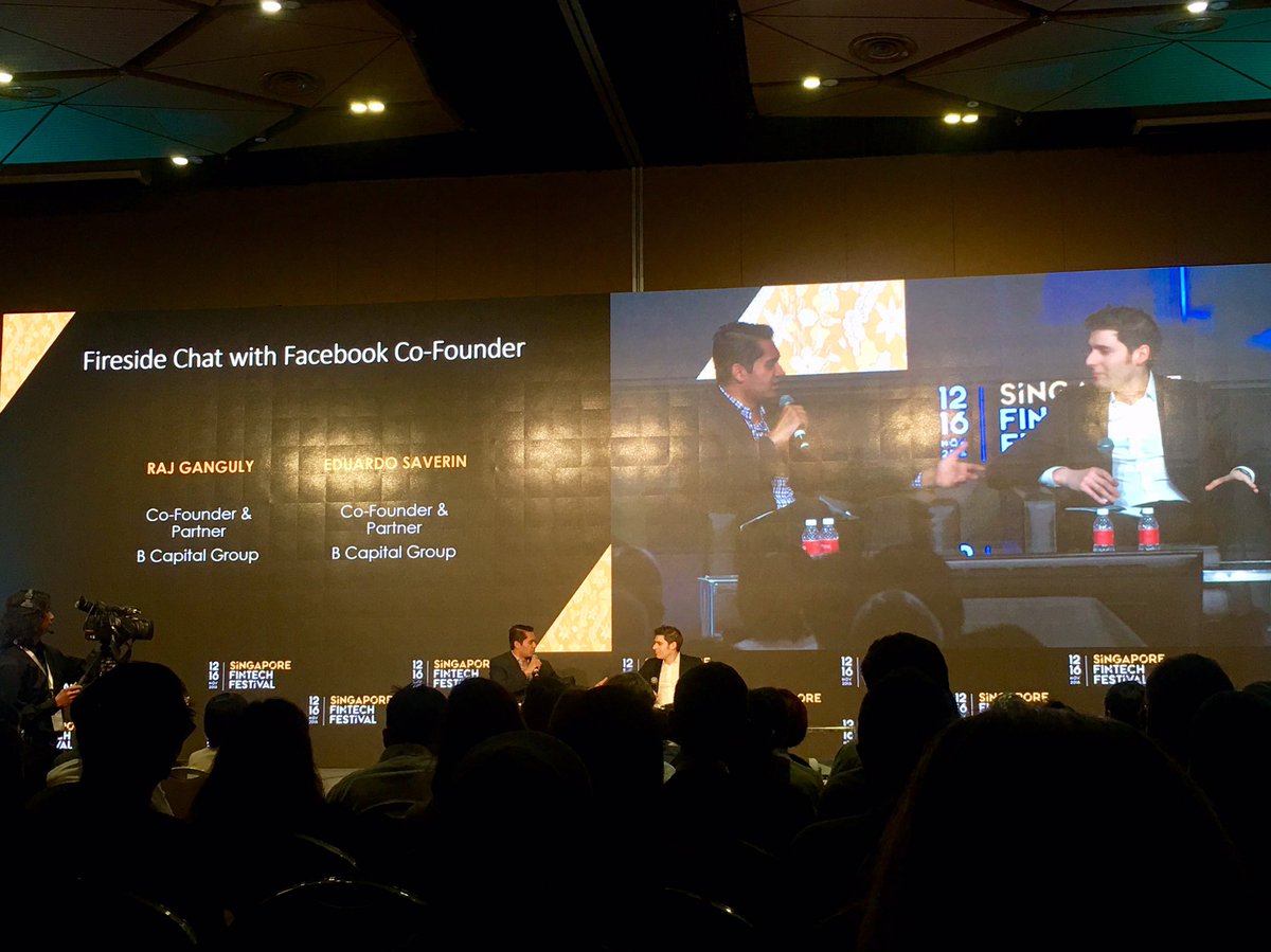 Jac Cheok (@jaccheok) on Twitter photo Increasingly, #innovation is not gonna be abt #disruption but industry transformation. New trend is #startups wanting from get-go to partner large corporates w distribution networks but which are a bit slower to innovate: Facebook/B Capital co-founder <a href="/esaverin/">Eduardo Saverin</a>. #SGFinTechFest Increasingly, #innovation is not gonna be abt #disruption but industry transformation. New trend is #startups wanting from get-go to partner large corporates w distribution networks but which are a bit slower to innovate: Facebook/B Capital co-founder <a href="/esaverin/">Eduardo Saverin</a>. #SGFinTechFest