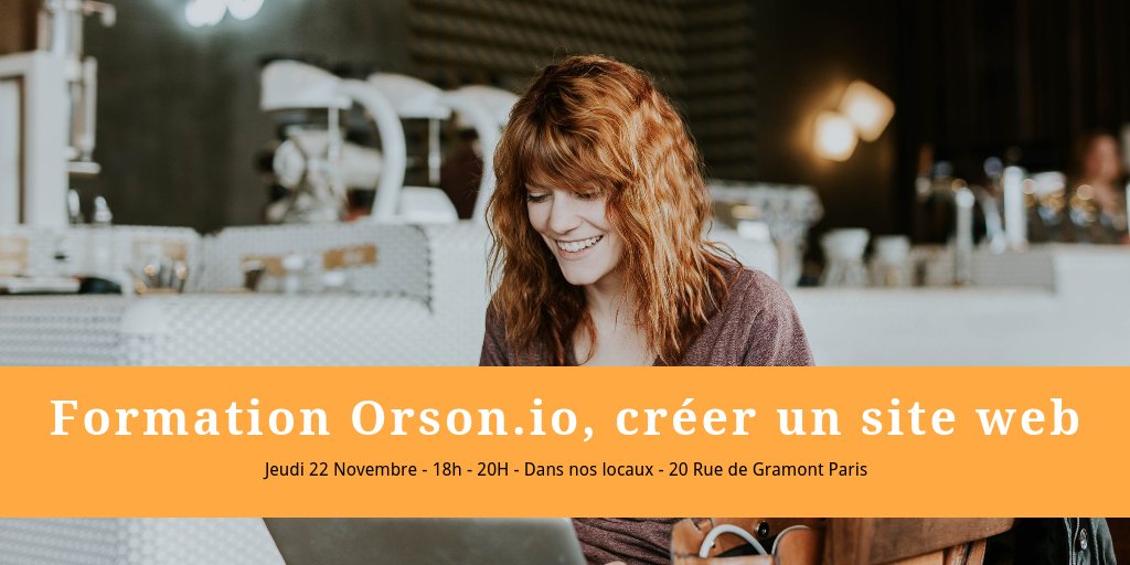 Stan_Al's tweet photo. Nouveau format d'atelier chez Orson Jeudi 22 Novembre ! 😎🚀🚀
Déjà + de 1500 #entrepreneurs formés ! 

Créez votre site avec nous dans nos locaux, 2 heures pour repartir avec votre site internet clés en main ! 

Inscription sur  : https://t.co/65qaK0UZFD https://t.co/AAdXx6RJ7g