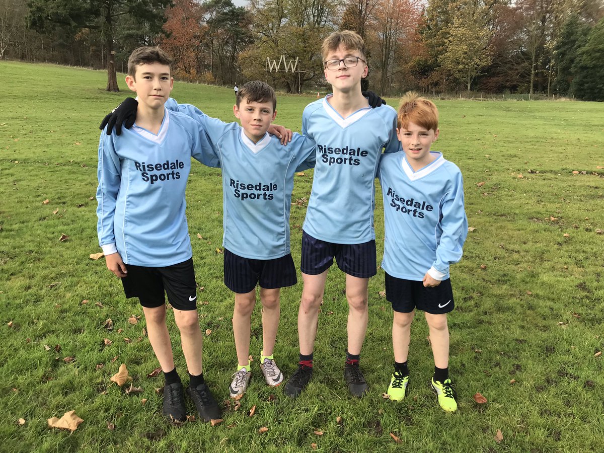 Year 8 boys smashing the cross country area championships! Finishing 9th, 13th, 15th and 16th. Great effort! 🏃‍♂️#teamrisedale