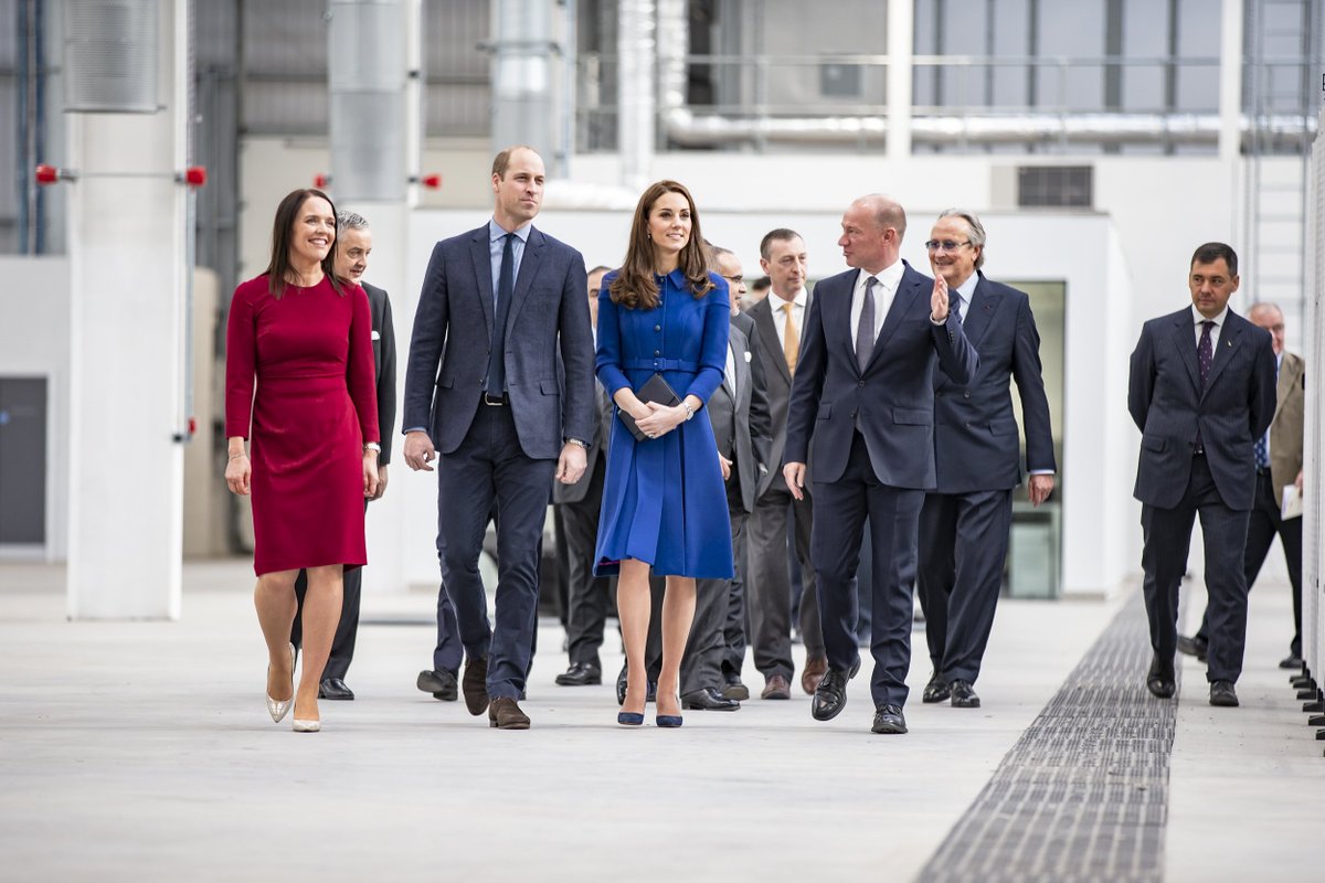 McLarenAuto's tweet photo. TRH The Duke and Duchess of Cambridge and HRH Prince Salman bin Hamad Al Khalifa, the Crown Prince of the Kingdom of Bahrain opened #McLaren Automotive’s new £50m production facility today.
#MCTC in Yorkshire, England, will boost local skills and create over 200 new jobs. https://t.co/NCVQTgDeMh