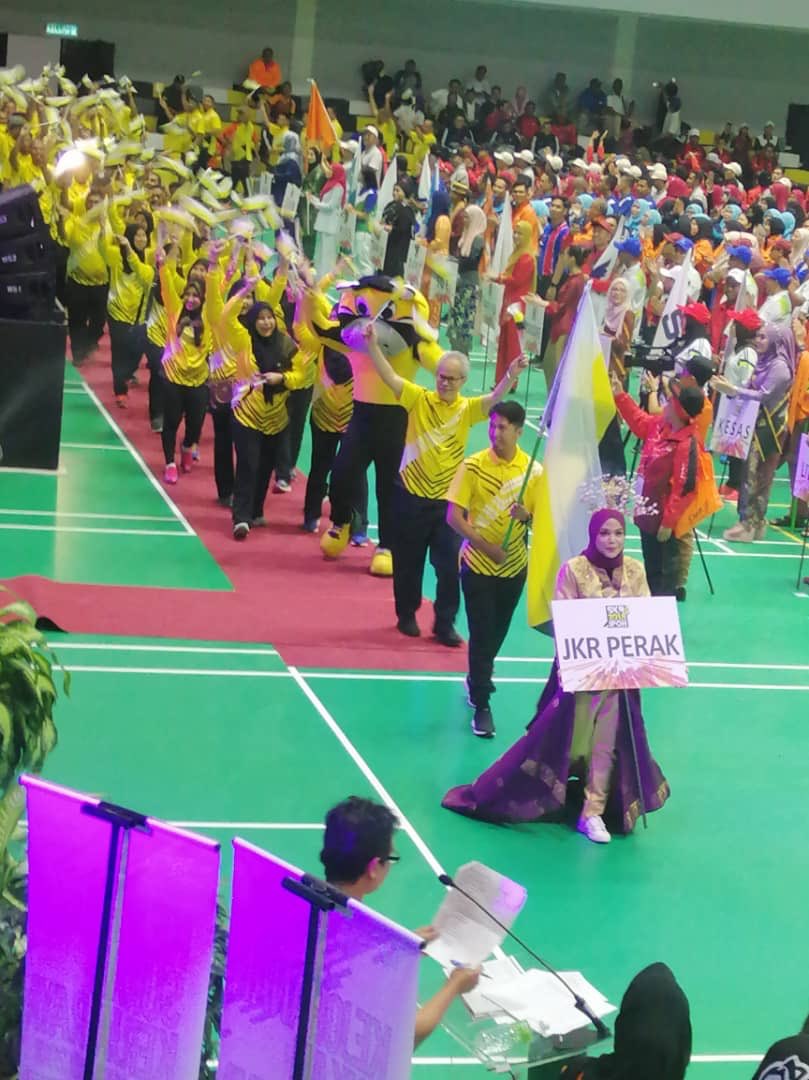 Majlis Perasmian SKR 2018 di Arena Badminton Ipoh Perak yg dirasmikan oleh YB TMKR dgn kehadiran DS KPKR pd 14 Nov 18.