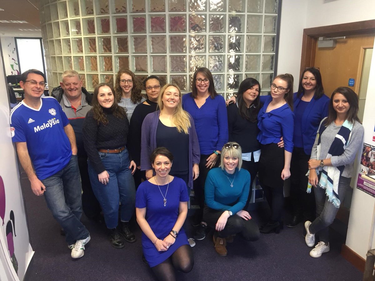 chwaraeteg's tweet photo. It's #WorldDiabetesDay.

Today we are wearing blue #ForDude in all of our offices, to raise awareness of #Type1Diabetes &amp; the #4Ts. #BlueForDude 💙 https://t.co/EkZaCJ1Osk