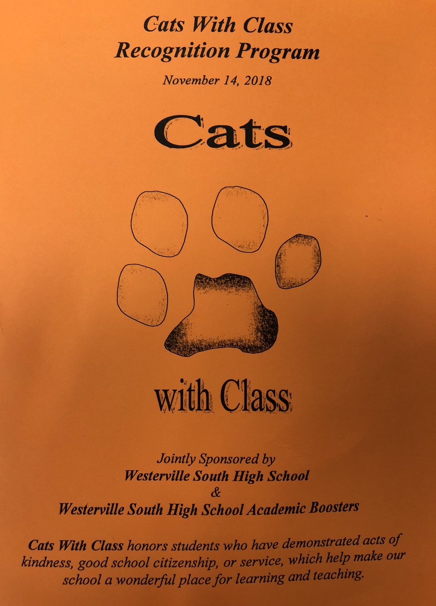 paulthopkins's tweet image. What a wonderful way to start the day—recognizing Westerville South students who have demonstrated acts of kindness, school citizenship, and service. Thank you Petty Officer and South alum Robert Steele for speaking to our students. #CatswithClass #WCSwhereUbelong