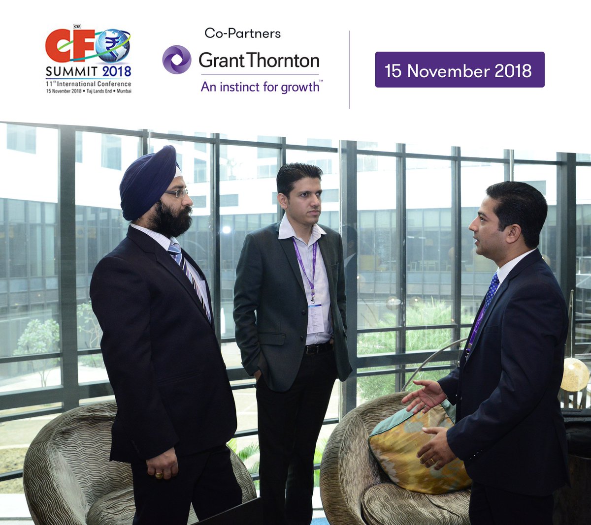 Grant Thornton Bharat (@grantthorntonin) on Twitter photo The disruptive #digitalinnovations, #geopolitical and #regulatory changes have impacted #financial functions across organisations. As co-partners of the CII-CFO Summit tomorrow, we look forward to discussing the role of modern #CFOs. #Finance #Disruption
<a href="/CIIEvents/">CII Live</a> <a href="/FollowCII/">Confederation of Indian Industry</a> The disruptive #digitalinnovations, #geopolitical and #regulatory changes have impacted #financial functions across organisations. As co-partners of the CII-CFO Summit tomorrow, we look forward to discussing the role of modern #CFOs. #Finance #Disruption
<a href="/CIIEvents/">CII Live</a> <a href="/FollowCII/">Confederation of Indian Industry</a>