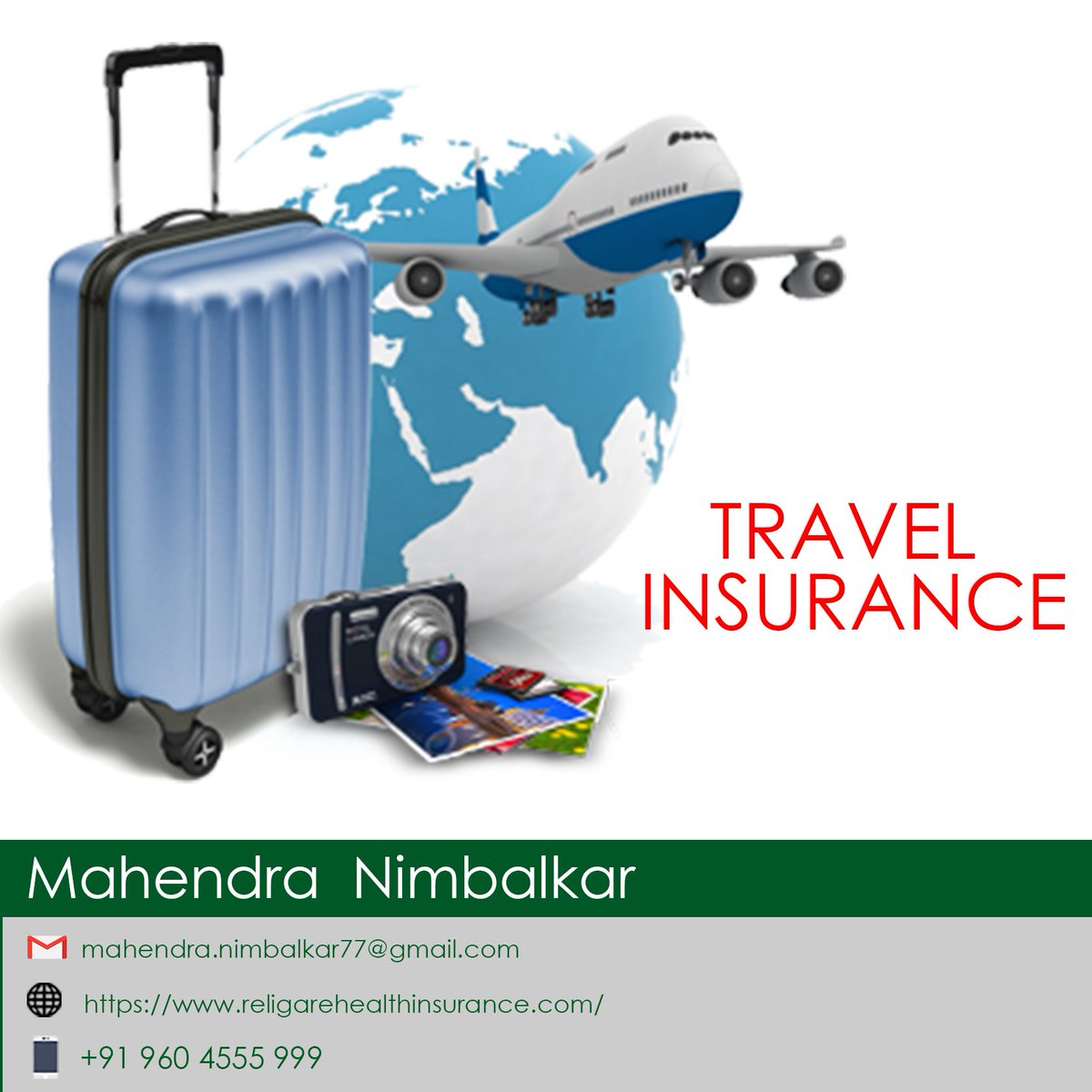 Pack the right Insurance coverage in your suitcase before your next travel and have a stress-free holiday with your loved ones. 

Get in touch with us to know more..

#adomahendranimbalkar #religare #travelinsurance #besttravelinsurance #indiainsurance #travelstressfree