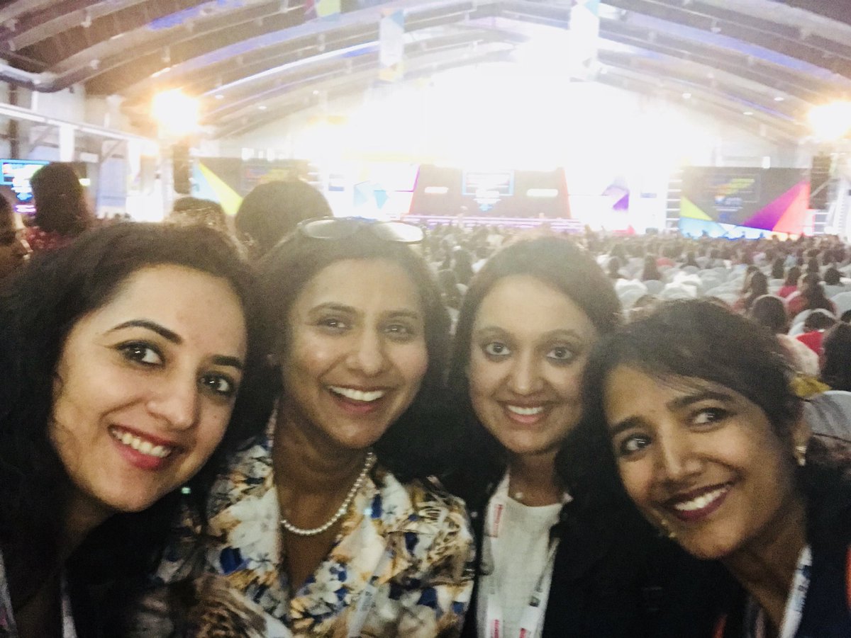 kavithasreejit1's tweet photo. #GHCI18 #LifeatSAP super excited for the key notes to begin. https://t.co/vCgbeMWEwk