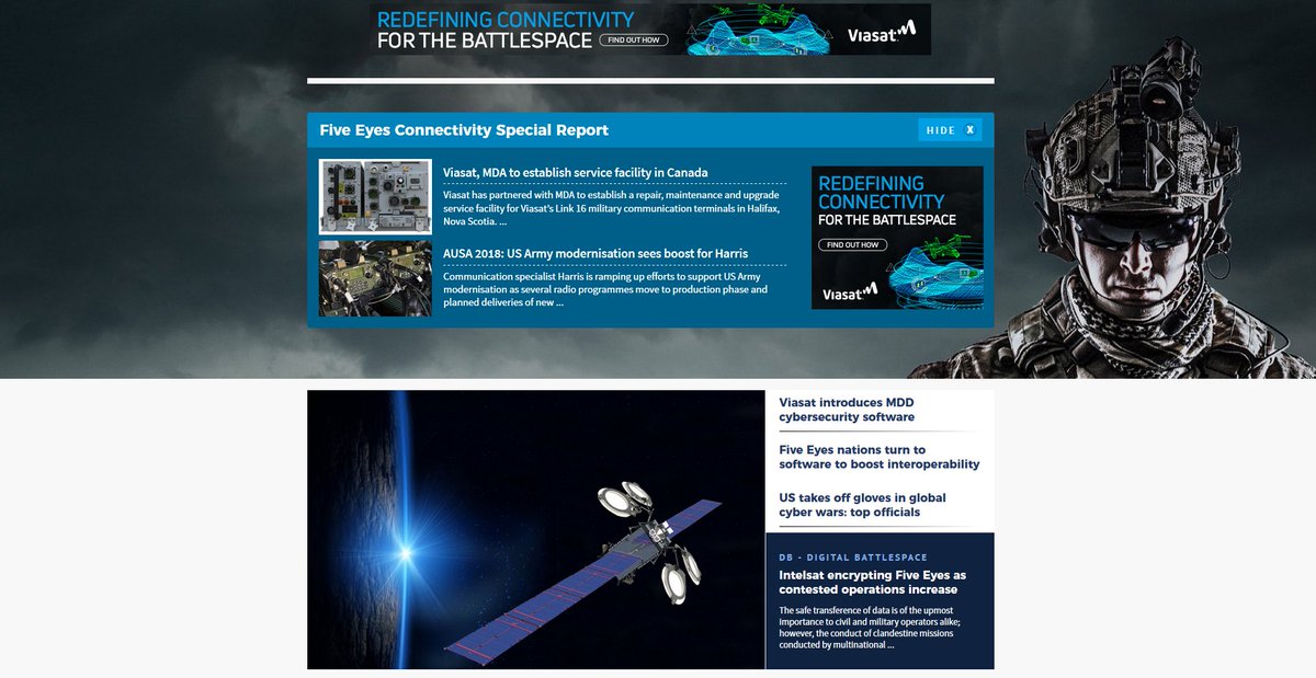 ShephardNews's tweet image. #ICYMI Shephard partnered with @ViasatGov to develop a special report on Five Eyes Connectivity. Make sure you give it a read before it’s too late: shephardmedia.com/show-news/five…  #FVEY #MilCom #MilTech #UK #Canada #Australia #NewZealand #USA