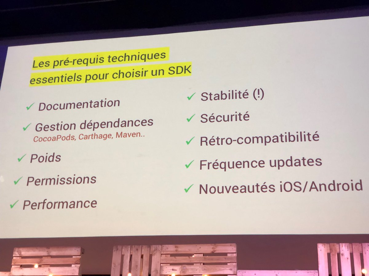 j_godon's tweet image. De l’art de bien choisir son SDK par ⁦@guenard⁩ #MobileOne #devios