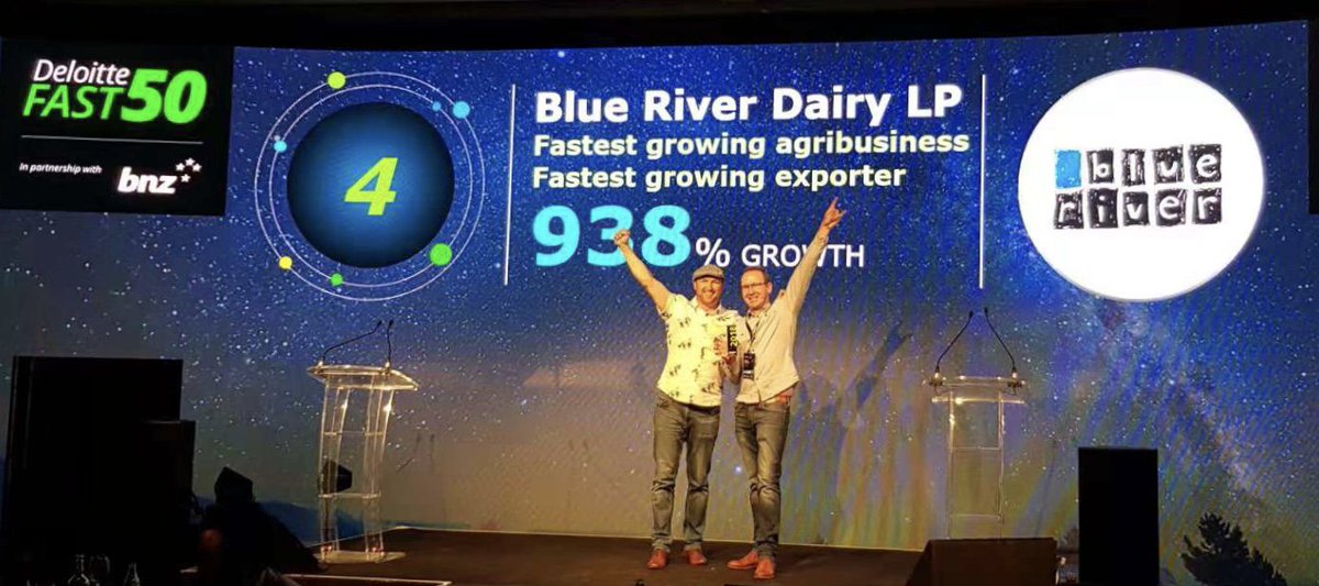 Blue River Dairy (@blueriverdairy) on Twitter photo <a href="/BlueRiverDairy/">Blue River Dairy</a> Fastest Growing Exporter, Agribusiness & 4th Fastest Growing company in New Zealand #nzfast50
blueriverdairy.co.nz/1371-2/ <a href="/BlueRiverDairy/">Blue River Dairy</a> Fastest Growing Exporter, Agribusiness & 4th Fastest Growing company in New Zealand #nzfast50
blueriverdairy.co.nz/1371-2/