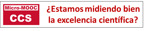 ¡Save the date! Este viernes, 16 de noviembre, os esperamos en el micro-MOOC ¿Estamos midiendo bien la excelencia científica?
ccs.upf.edu/micro-mooc-sob… …